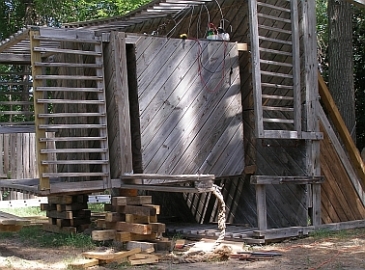 On the level with cribbing
