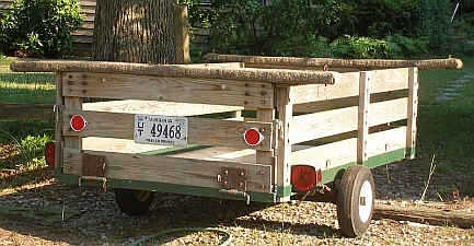 The trailer is recovered in good condition