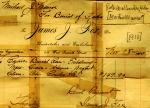 Receipt from undertaker at Martin Munroe's death