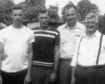 Michael John with Willis Monroe Frank Richter and Bob Monroe